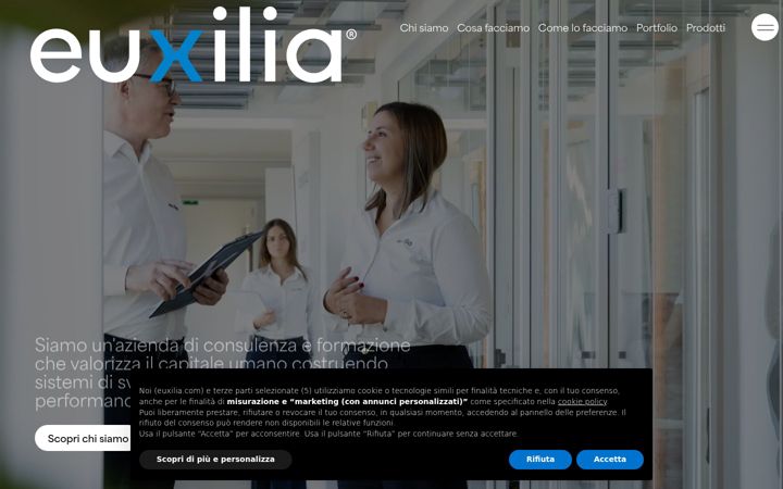 Screenshot of euxilia.com