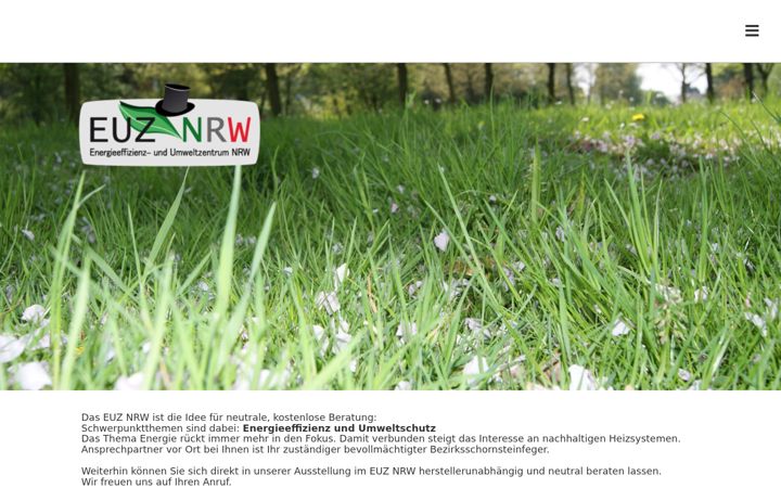 Skärmbild av euz-nrw.de