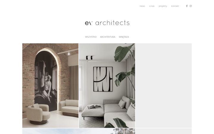Screenshot of ev-architects.pl