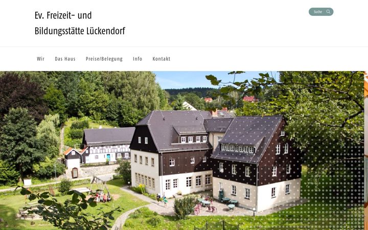 Screenshot of ev-bildungsstaette-lueckendorf.de