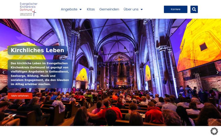 Screenshot von ev-kirche-dortmund.de