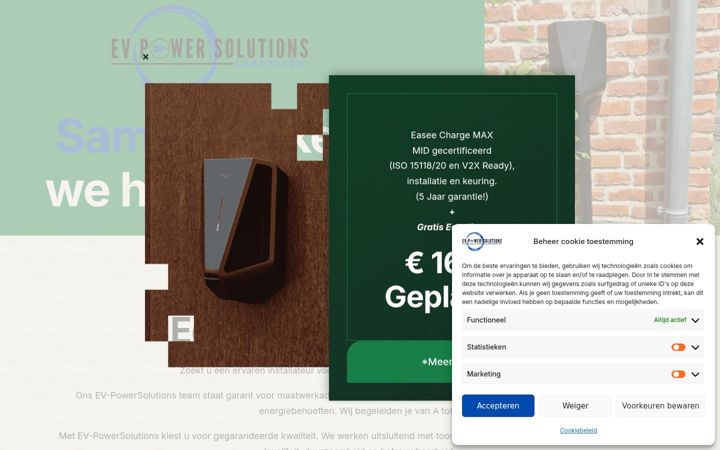 Zrzut ekranu ev-powersolutions.be