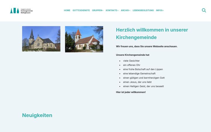 Screenshot of ev-roedinghausen.de