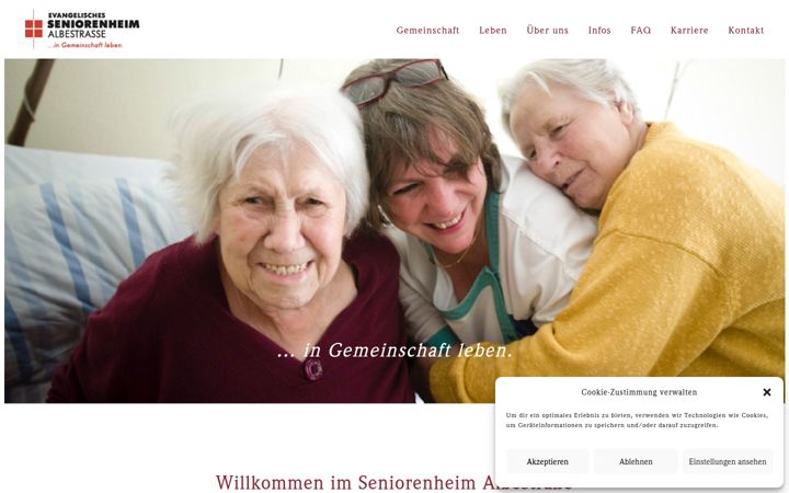 Screenshot di ev-seniorenheim.de