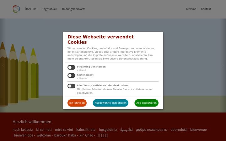 Screenshot of ev-trinitatis-kindertageseinrichtung-bochum.de