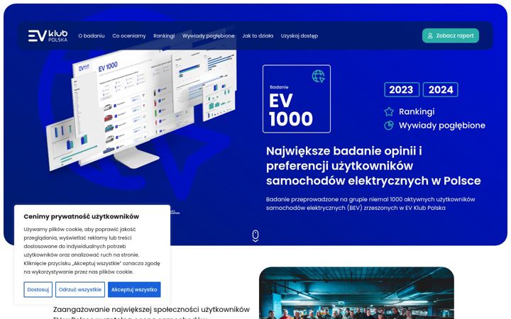 Screenshot of ev1000.pl