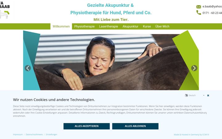 Snímek obrazovky eva-baab-tierphysio.de