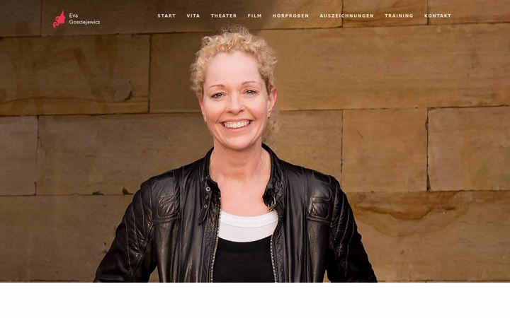 Screenshot of eva-gosciejewicz.com