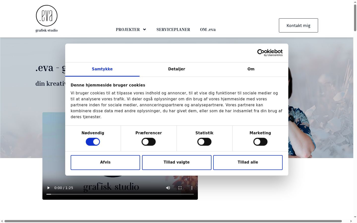 Sutikimo reklamjuostės, rodytos prieš bet kokią sąveiką, ekrano kopija