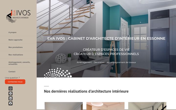 Screenshot di eva-ivos.fr