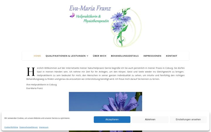 Capture d'écran de eva-maria-franz.de