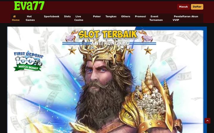 Skärmbild av eva77.net