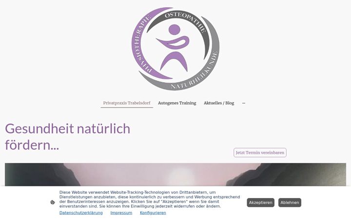 Screenshot of evabauer-physio.de