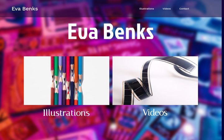 Screenshot of evabenks.com