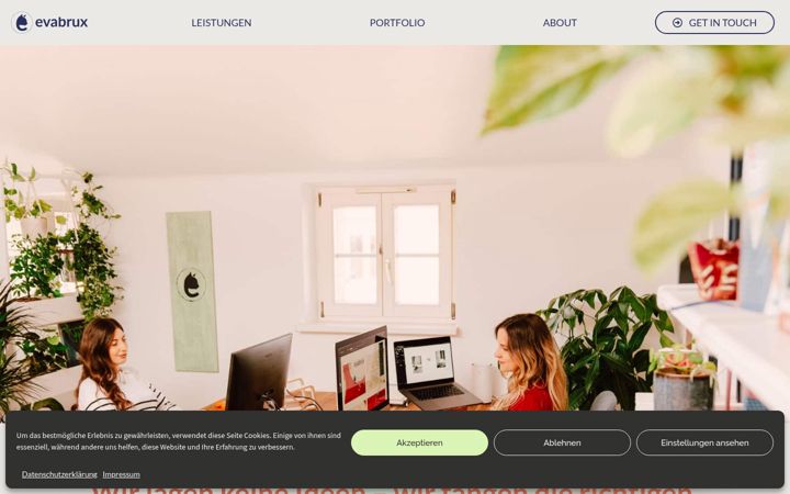 Screenshot of evabrux.at