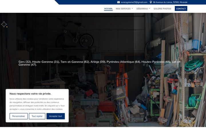 Screenshot του evac-systeme.fr