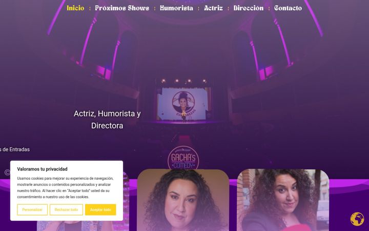 Screenshot of evacabezas.es
