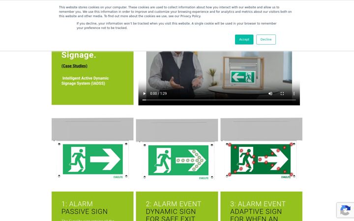 Screenshot of evaclite.com