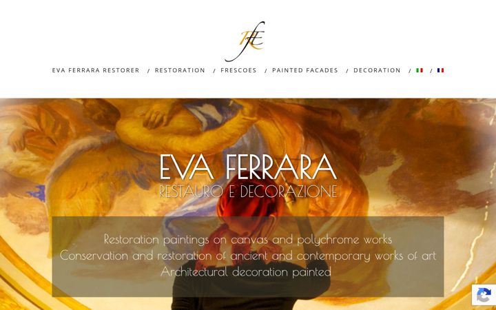 Screenshot of evaferrararestauri.it