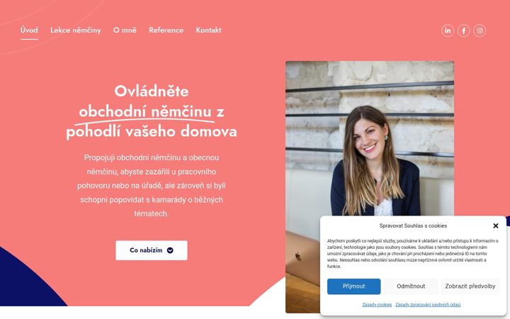 Screenshot of evafibkova.com