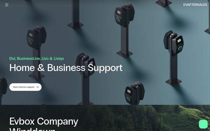 Screenshot of evaftersales.com