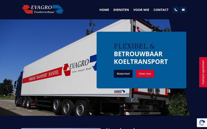 Skærmbillede af evagro.nl