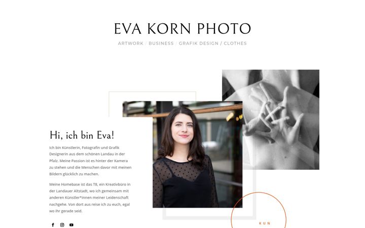 Screenshot of evakornphoto.de