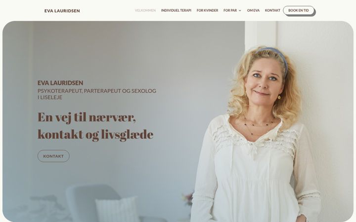 Screenshot ta' evalauridsen.dk