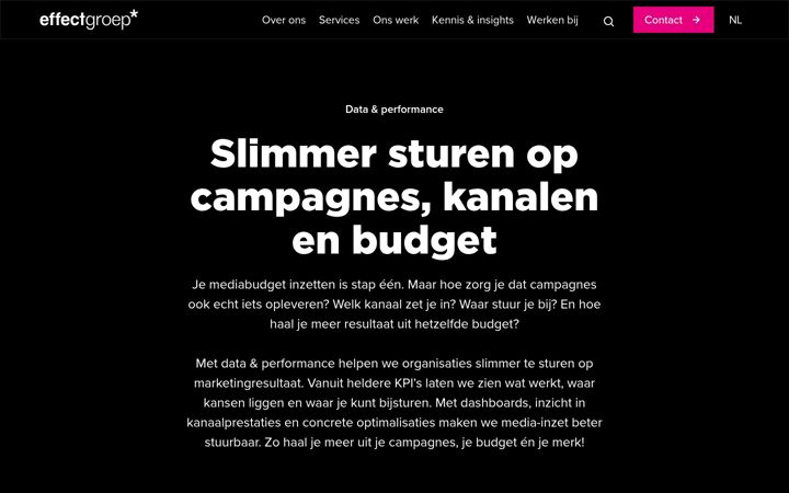 Skærmbillede af evalco.nl
