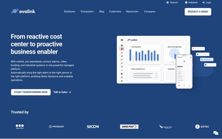 Zrzut ekranu evalink.io