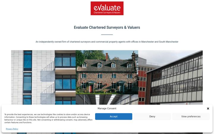 Screenshot of evaluateuk.co.uk
