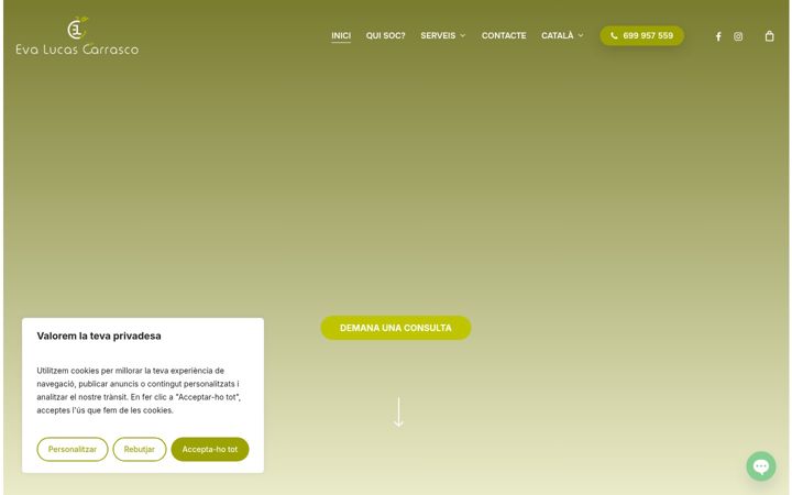 Screenshot of evalucas.cat