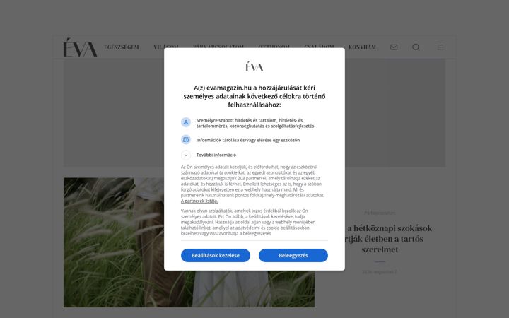 Zrzut ekranu evamagazin.hu