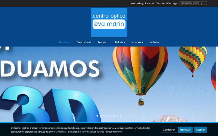 Screenshot of evamarin.es