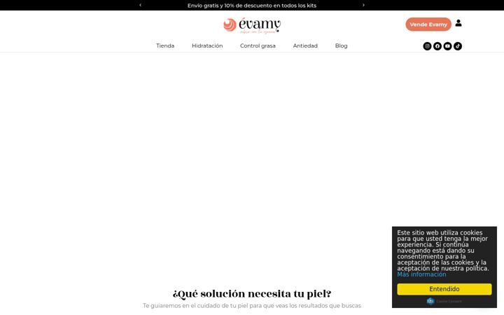 Screenshot di evamy.com.co