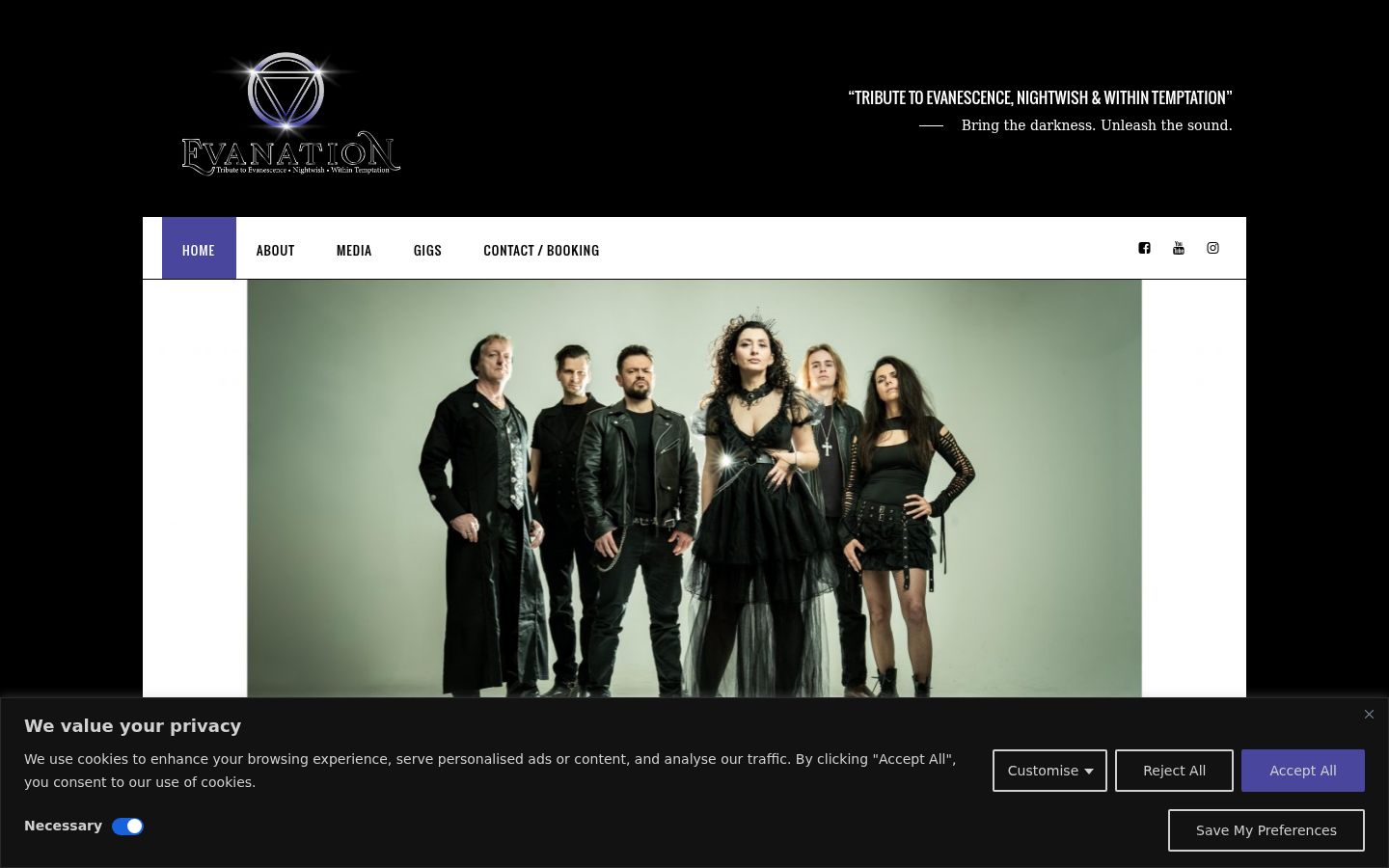 Screenshot tal-banner tal-kunsens muri qabel kwalunkwe interazzjoni