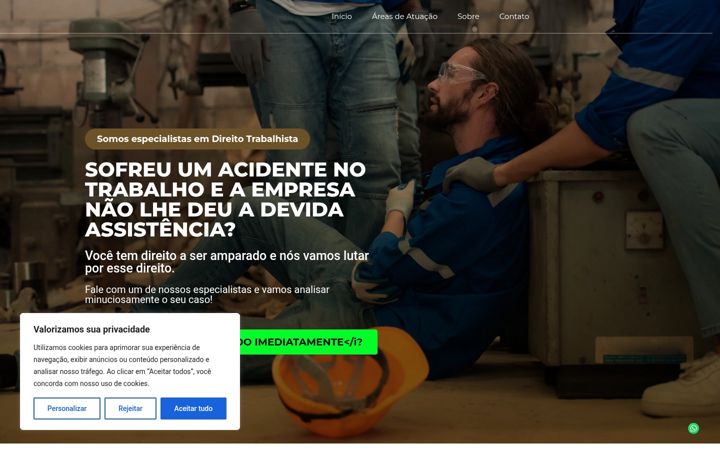 Screenshot ta' evandrofernandes.adv.br