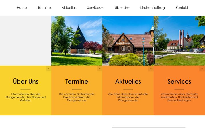 Screenshot of evang-poertschach.at