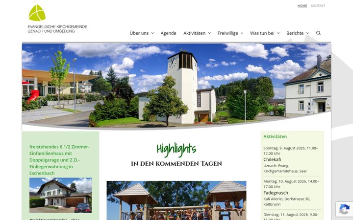 Zrzut ekranu evang-uznach.ch