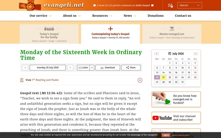Screenshot of evangeli.net