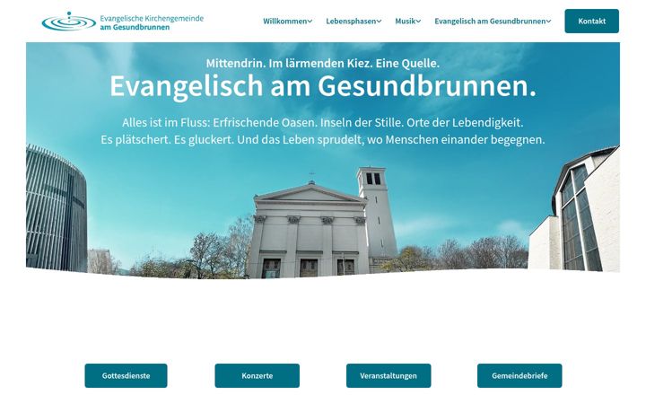 Capture d'écran de evangelisch-am-gesundbrunnen.de