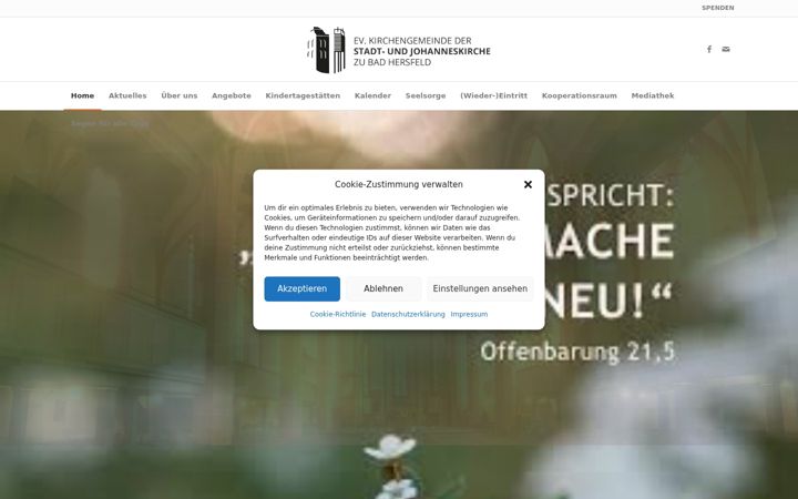 Screenshot ta' evangelisch-im-zentrum-hersfeld.de