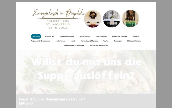 Screenshot ta' evangelisch-in-diepholz.de