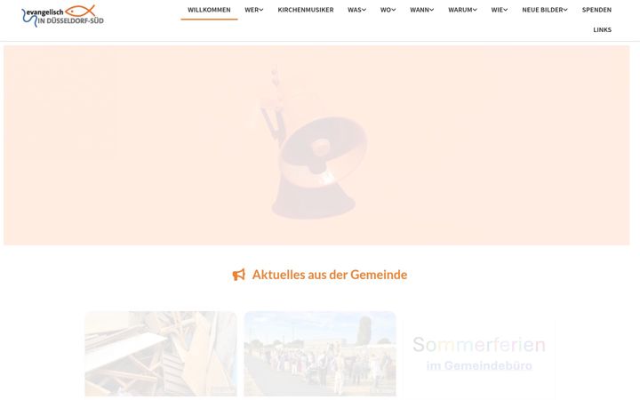 Screenshot ta' evangelisch-in-duesseldorf-sued.de