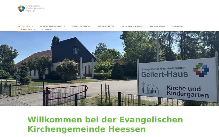 Screenshot of evangelisch-in-heessen.de