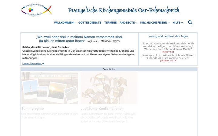 Screenshot van evangelisch-in-oe.de