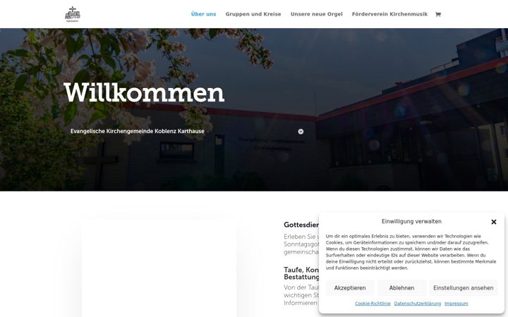 Screenshot di evangelisch-karthause.de