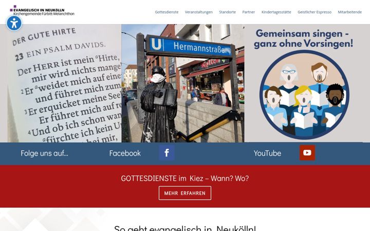 Screenshot di evangelisch-neukoelln.de