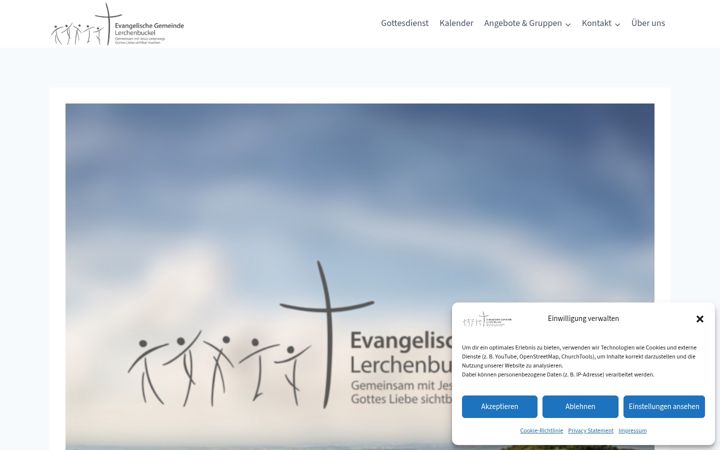 Screenshot of evangelische-gemeinde-lerchenbuckel.de