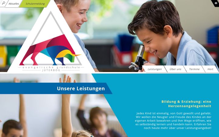 Screenshot of evangelische-grundschule-jueterbog.de